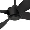 56" Casa Vieja Modern Industrial Outdoor Ceiling Fan with Remote Control Black Damp Rated for Patio Exterior House Home Porch - 3 of 4