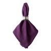 Design Imports  Variegated Napkin Set 6 Piece, Eggplant, 20X20" - 2 of 4