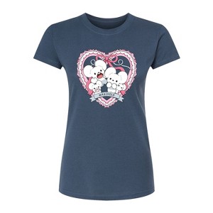 Women's - Pokémon - Maushold 4 Coquette Fitted Graphic T-Shirt - 1 of 2