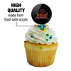 Shaw University Primary Logo Cupcake Picks Toppers Decoration Set of 6 - 3 of 4