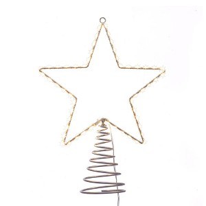Kurt Adler 13" Metal Lighted LED Star Treetop - 1 of 4