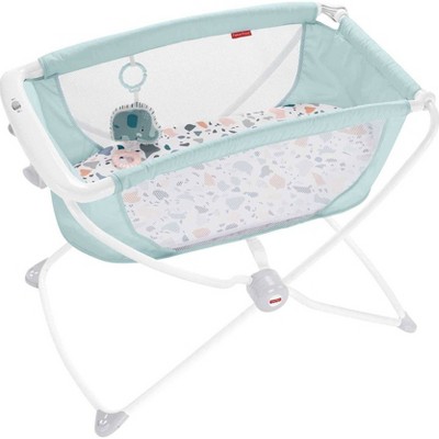 Fisher-Price Rock with Me Bassinet - Blue