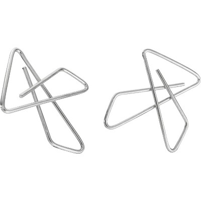 Officemate Butterfly Clamps #1 Silver 12/Box (99966)