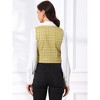 Allegra K Women's Steampunk Dressy Sleeveless Versatile Racerback Suit Vests - 4 of 4