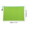 Unique Bargains Office Travel Waterproof Zipper File Storage Folders Bill Pencil Pouches - image 3 of 4