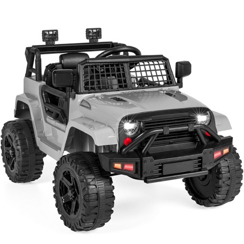 Electric Ride-On Truck for Kids with Remote Control, LED Lights, and M