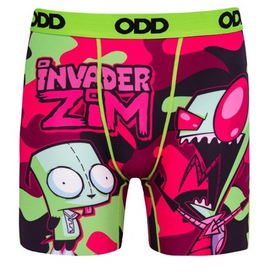 Odd Sox, Invader Zim Camo, Novelty Boxer Briefs For Men, Large : Target