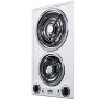 Summit Appliance CCE225WH 12-inch Wide 240V 2-Burner Coil Electric Cooktop, White Porcelain Surface - 2 of 4