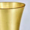 Slickblue Wide Flared Glass Vase, Hand Gilded Curved Design, Handmade Centerpiece for Home Décor, Color & Size Options - 2 of 4