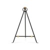 Cheung's Axia Triangular Mini Table Easel Gold Accents Black - 4 of 4
