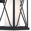 Minka Lavery Modern Outdoor Wall Light Fixture Matte Black 18" Etched Opal Glass Shade for Post Exterior Deck Porch Yard Patio - 2 of 2