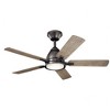 Kichler Lighting Arvada 1 - Light Ceiling Fan in  Anvil Iron - 3 of 4