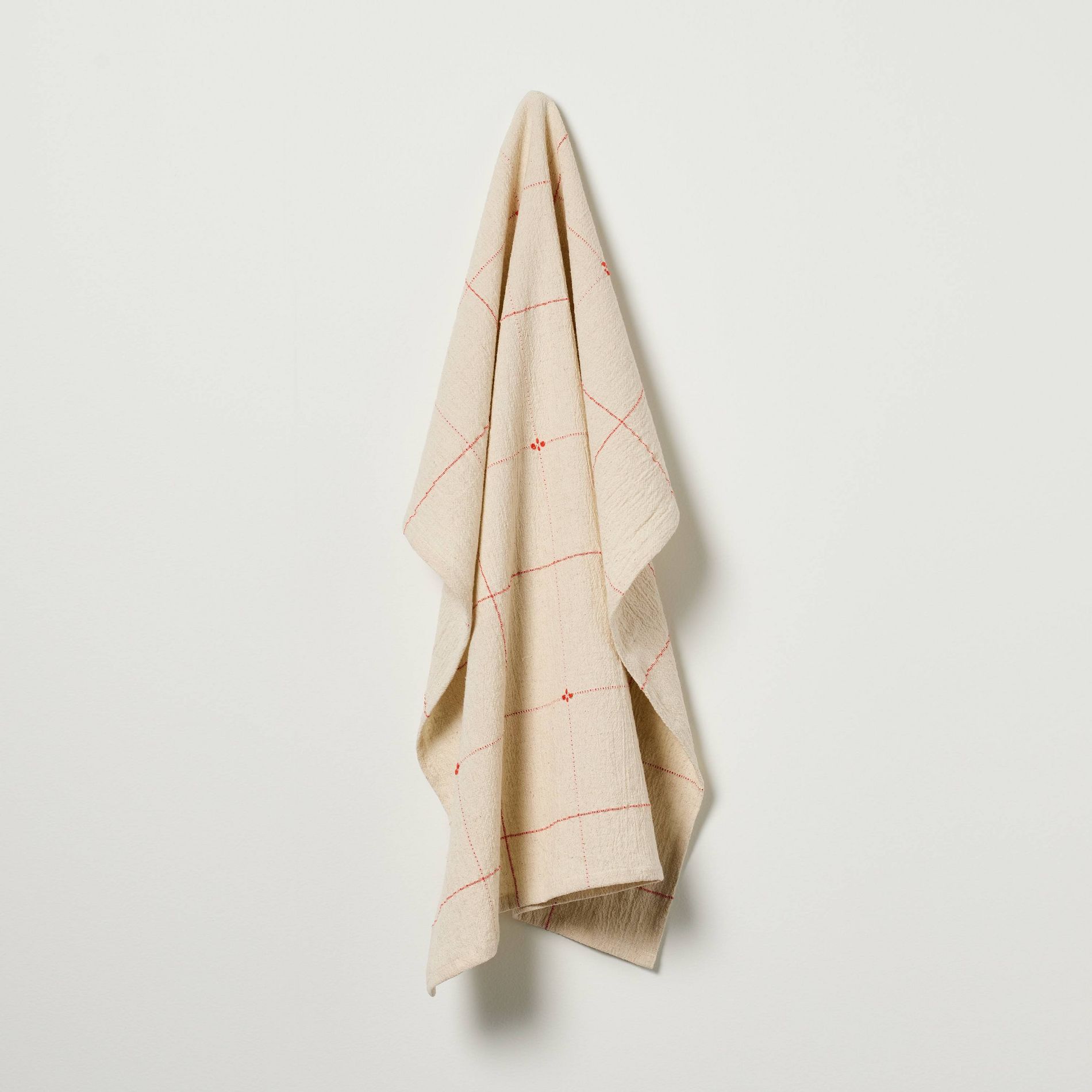 Flour Sack Sour Cream/Poppy - Hearth & Hand™ with Magnolia