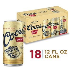 Coors Banquet Beer - 18pk/12 fl oz Cans - 1 of 4