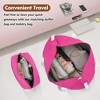 Lyngins Vintage 3-Piece Luggage Set – 24" Expandable Hardside Suitcase, Travel Duffel Bag (Trolley Sleeve), Toiletry Bag, 3-Step Telescoping Handle - 4 of 4