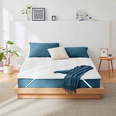 Waterproof Mattress Protector, Mattress Pad with Elastic Straps and Buttons Fits to 6-18 Inch