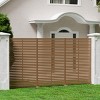 Syemin Patio Decorative Screens Outdoor Privacy Screen 6-Piece Outdoor Privacy Screens and Panel Outdoor Decorative Fence, Brown, 45.47"*15.75"*72.05" - 4 of 4