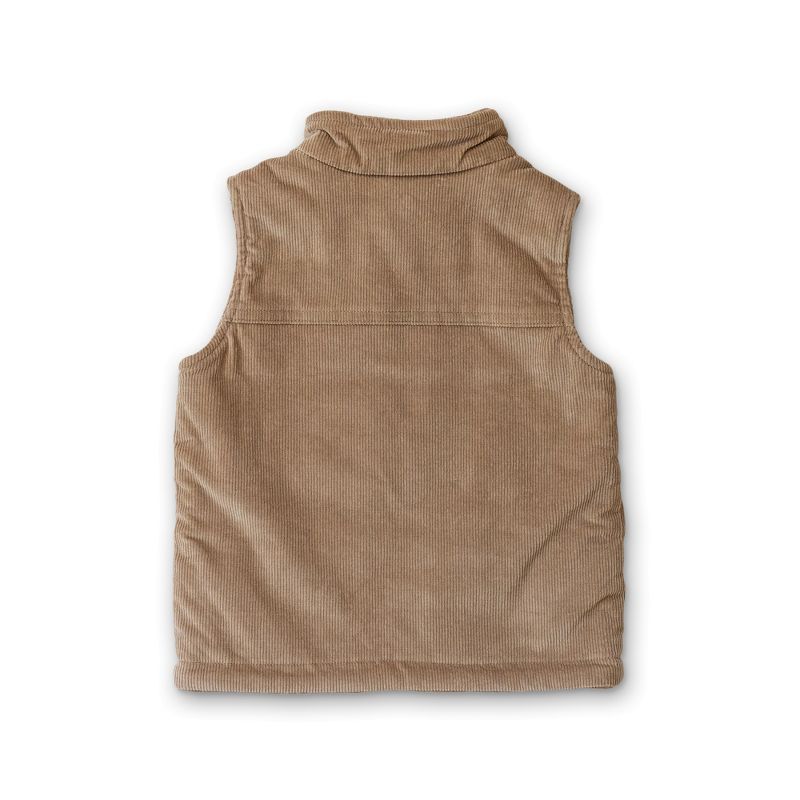 Goumi Mom Corduroy + Faux Shearling Reversible Vest, 2 of 8