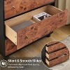 Modern 5 Drawers Dresser for Bedroom, 46" Tall Dressers and Chests of Drawers w/Curved Profile Design - 3 of 4