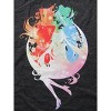 Sailor Moon Crystal Character Orb Crew Neck Short Sleeve Black Heather Women's Night Shirt - 2 of 2