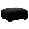 PAGED Corduroy Fabric Ottoman with Storage, Modern Accent Chair with High-density Foam Cushion, Storage Bench for Living Room, Bedroom - 2 of 4