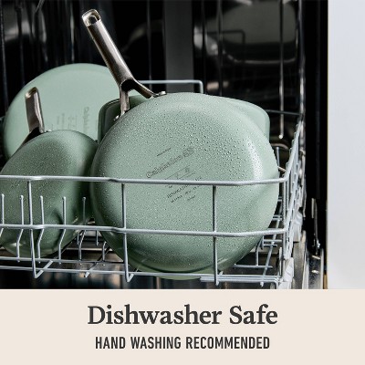 Silver Ash Ceramic Nonstick Aluminum Fry Pan Set, 2-Piece