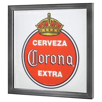 Vintage Corona Extra Screen Printed Mirror Red/White - American Art Decor
