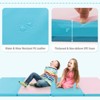 Costway 8' x 4' x 2'' Folding Gymnastics Mat Tumbling Exercise PU Leather Cover for Yoga Purple\Blue\Pink - 4 of 4
