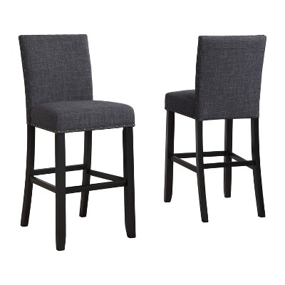 NicBex Set of 2 Bar Stools for Kitchen Island,Modern Counter Bar Stools with Solid Wood Legs,Bar Chairs for Dining Rooms,Kitchens Islands