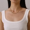 Dainty Gold Chain Necklace For Women - 18K Gold Plated Coin Disc Choker With Beaded & Paper Clip Layered Chain, Everyday Jewelry Gift - 2 of 4