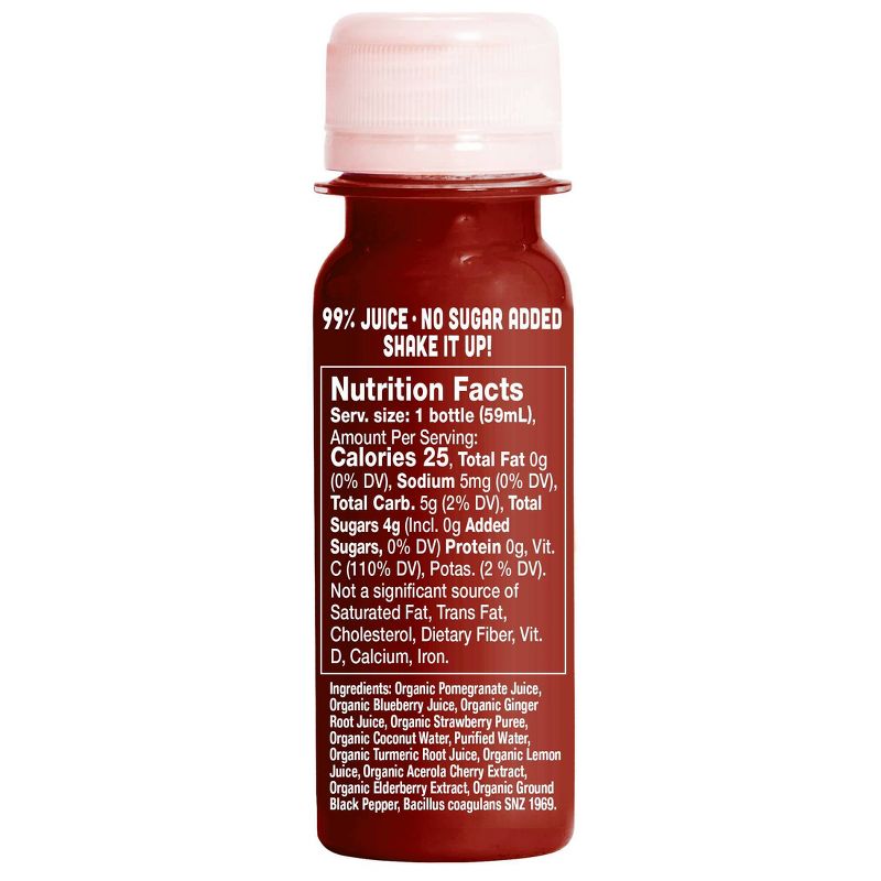 Vive Organic Immunity Boost Elderberry, Ginger &#38; Turmeric Wellness Shot - 2 fl oz, 4 of 6