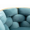PAGED Luxury Accent Chair Comfy Reading Chair Velvet Single Sofa Chair with Unique Knitting Process for Living Room - 4 of 4