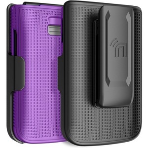 Nakedcellphone Combo for TCL Flip 3 Phone - Hard Case and Belt Clip Holster - 1 of 4