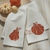 Split P Pumpkin Foil Printed Dishtowel Set of 2 - 2 of 3