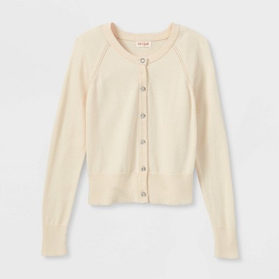 ladies cream cardigan