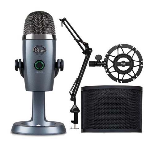 Microphones Yeti Nano Premium Usb Microphone (shadow Gray) Bundle :
