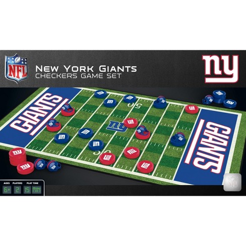 Masterpieces Officially Licensed NFL New York Giants Checkers Board