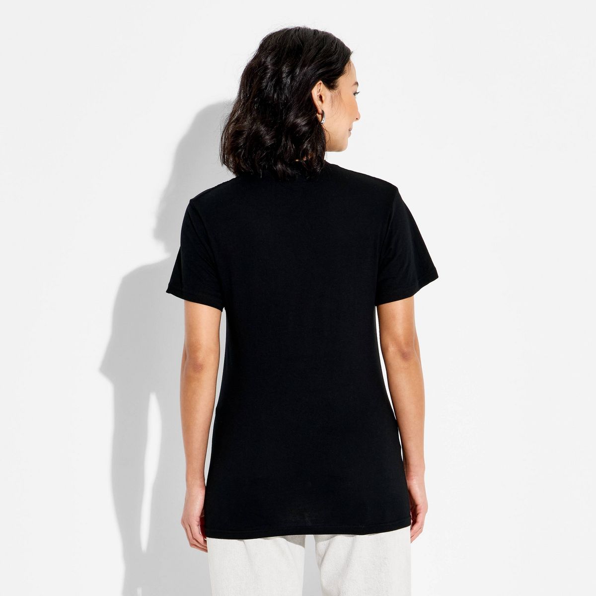 Women's Nirvana Short Sleeve Graphic T-Shirt - Black - thumbnail 3