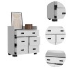 NicBex 5 Drawers Dresser for Bedroom,Chest of Drawers with Black Metal Handle Design,Modern Freestanding Dresser,Storage Dressers for Bedroom - 3 of 4