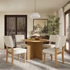 TiramisuBest Walnut Counter Height 5pc Dining Set Walnut Finish Table and 4 Counter Height Chairs - 2 of 4