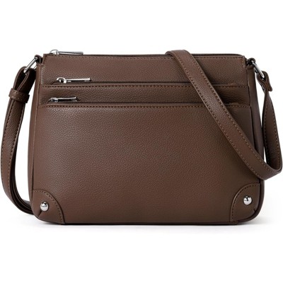 BEAFUP Women's Medium Crossbody Bag - A Stylish and Functional Shoulder Handbag with Multi-Zipper Pockets, Perfect for Everyday Use