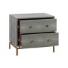 TOV Furniture Pesce Shagreen Nightstand - 4 of 4