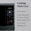 Farberware FM09BKA 900-Watt 0.9 Cu. Ft. Countertop Microwave Oven With LED Lighting and Child Lock, Retro Black - 3 of 4