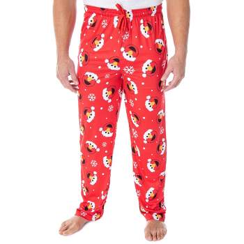 Sesame Street Men's Santa Elmo Christmas Holiday Lounge Pajama Pants