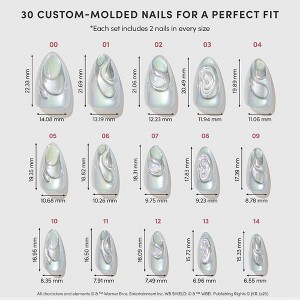 Glamnetic Unicorn Blood Press-On Nails - 30 ct - Ulta Beauty - 1 of 4