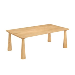 MH London Anna Rectangle Modern Solid Wood Coffee Table For Living Room - 1 of 1