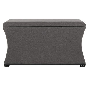 Aroura Storage Bench - HUD4071 - Grey - Safavieh Couture - 1 of 4