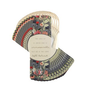 Dicksons Loss Loved One Immeasurable Floral 6 inch Paper Tussled Bookmark with Coin Pack of 15 - 1 of 4