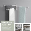 Mixxidea 3-Arm Swivel Towel Hook 2 PCS Bundle with Triple Folding Hand Towel Rack - 2 of 3