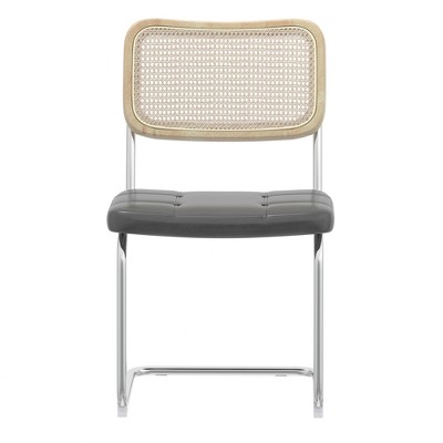Ridstar 4 Piece Dining Chairs, Armless Chair For Dining Room, Bedroom& Living Room-Gray